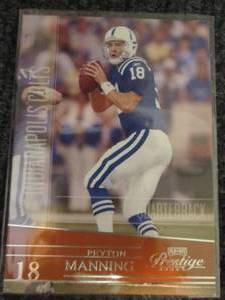 lot 107 image: Peyton Manning Cards...