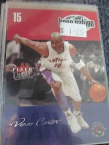 lot 116 image: Vince Carter Cards...