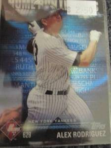 lot 121 image: Alex Rodriguez Cards...