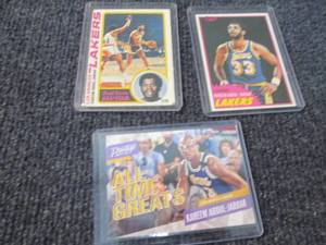 lot 131 image: Kareem Abdul Jabbar Cards...