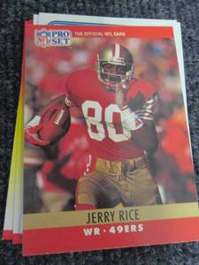 lot 146 image: 30 Jerry Rice Cards...