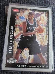 lot 186 image: 40 Tim Duncan Cards...