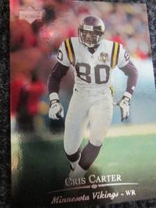lot 197 image: 30 Cris Carter Cards...