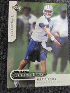 lot 213 image: 40 Drew Bledsoe Cards...