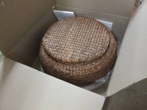 lot 241 image: Abrielle Seagrass Coffee Table open...