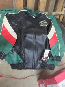 lot 249 image: Large GIII Sports Minnesota Wild Ja...