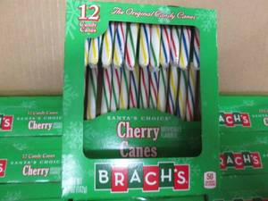 lot 254 image: Case of 36- 5.7 oz boxes Brachs Ch...