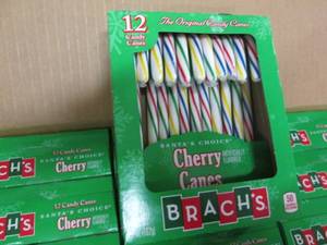 lot 255 image: Case of 36- 5.7 oz boxes Brachs Ch...