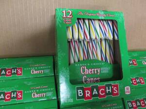 lot 256 image: Case of 36- 5.7 oz boxes Brachs Ch...