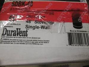 lot 259 image: Duravent DuraBlack 6 in. x 48 in. S...