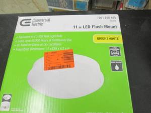 lot 265 image: CE Spin Light 11 in. LED Flush Moun...