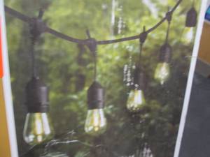 lot 271 image: 24 ft. 12-Light Filament LED String...