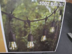 lot 272 image: 24 ft. 12-Light Filament LED String...