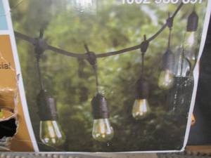 lot 273 image: 24 ft. 12-Light Filament LED String...