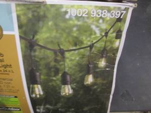 lot 274 image: 24 ft. 12-Light Filament LED String...