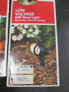 lot 276 image: 3 Low-Voltage 20-Watt (Bi-Pin) Blac...