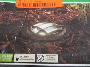 lot 278 image: 2 Low-Voltage Black Outdoor Integra...