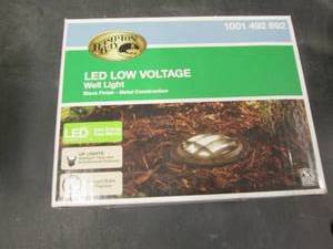 lot 279 image: 2 Low-Voltage Black Outdoor Integra...
