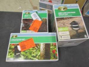 lot 289 image: 3 LED Outdoor Lighting Products fro...