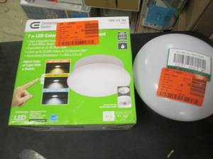 lot 298 image: 2 CE Spin Light 7 in. White Selecta...