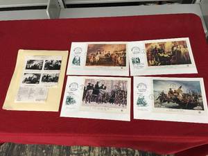 lot 316 image: United States 1976 American Bicentennial Issue Souvenir Sheets