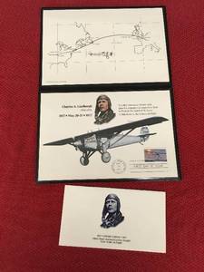 lot 318 image: Charles A. Lindbergh Fleetwood First Day Issue May 20, 1977