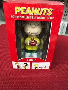 lot 336 image: Peanuts Lucy Holiday Collectible Bobble Head