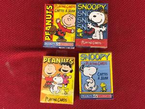 lot 340 image: Peanuts Playing Cards
