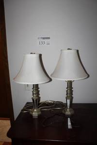 lot 133 image: Lot of (2) Table Lamps