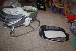 lot 168 image: Lot of (2) Tiny Love Baby Rocker, Baby Bouncer