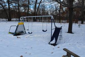 lot 210 image: Sports Power Playground SlideSwing Set