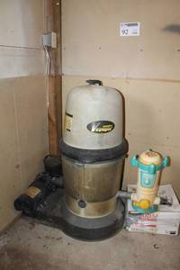 lot 92 image: Voyager Swim Pro Premium Element Filter with Aqua Smarte Cycler 5700, A.O. Smith Century Pool & Spa Motor 1081 Pool Duty Pump