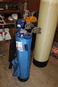 lot 222 image: Golf Club Set with Bag, Clubs, Club Socks