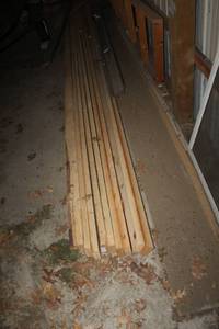 lot 240 image: Lot of (9) 20ft. 2x4 Wood Boards