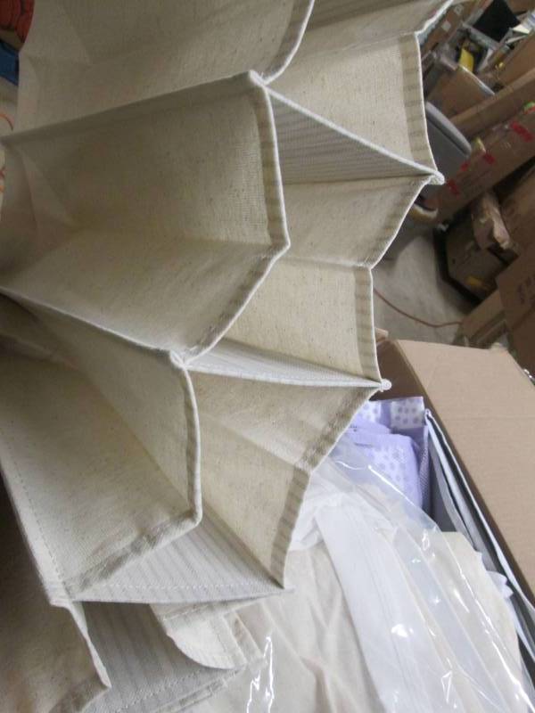lot 176 image: Box of Assorted Fabric Organizers...