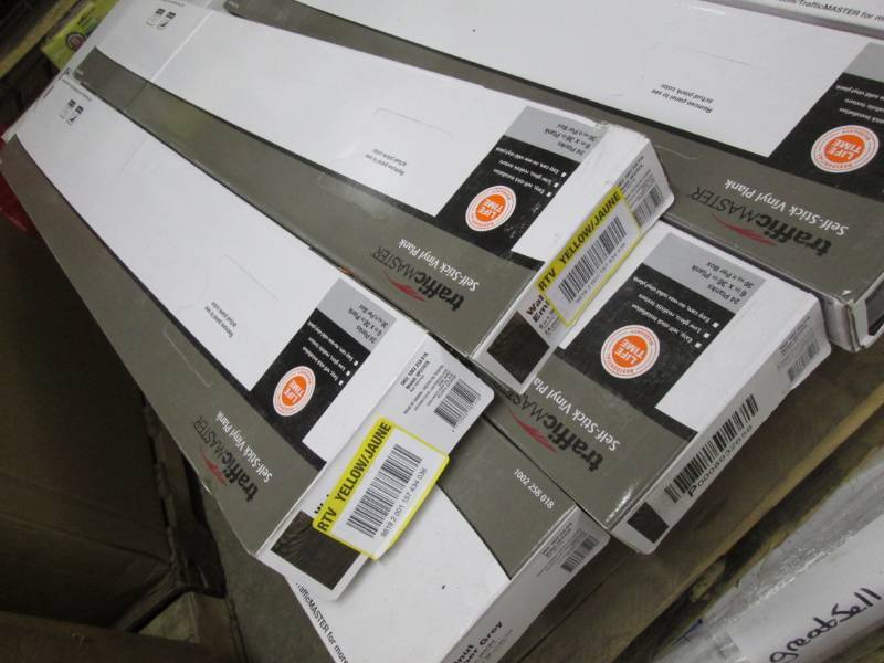 lot 238 image: 7 Cases Walnut Ember Grey 6 in. x 3...