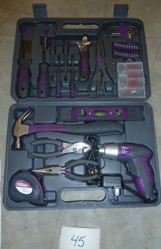 lot 45 image: 44pc tool kit in case, looks to be ...