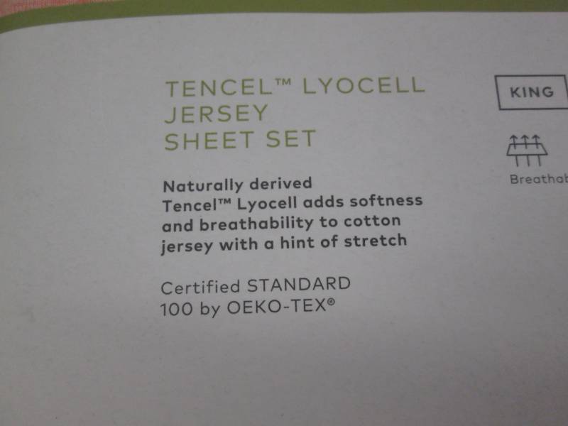lot 87 image: Project 62 King Jersey Sheet Set...