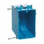 lot 261 image: Carlon 1-Gang 20 cu. in. New Work PVC Electrical Outlet Box (Case of 100) Retail $26.00