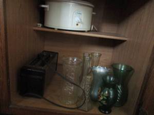 Crock-pot, Toaster and Vases