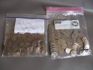 Wheat Pennies and States Quarters