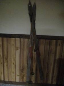 Vintage Wood skis