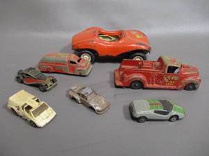 Old cars and trucks