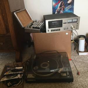 Vintage Stereo, Headphones, Albums and More