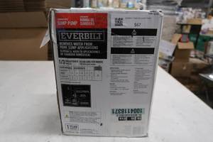 lot T22 image: 13 HP Aluminum Sump Pump with Vertical Switch