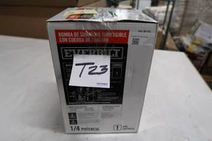 lot T23 image: 14 HP Submersible Sump Pump with Tether