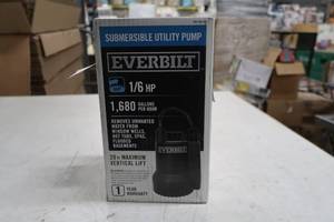 lot T20 image: 16 HP Plastic Submersible Utility Pump