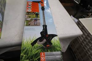 lot T46 image: 12 in. 20-Volt MAX Lithium-Ion Cordless 2-in-1 String Grass TrimmerLawn Edger w (1) 2.5Ah Battery and Charger