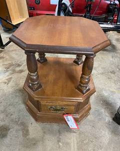 lot 110 image: Antique End Table