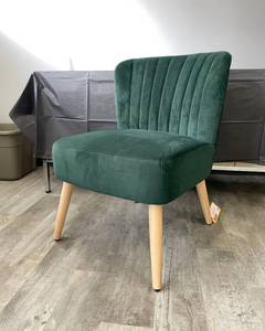 lot 106 image: New Dark Green Accent Chair